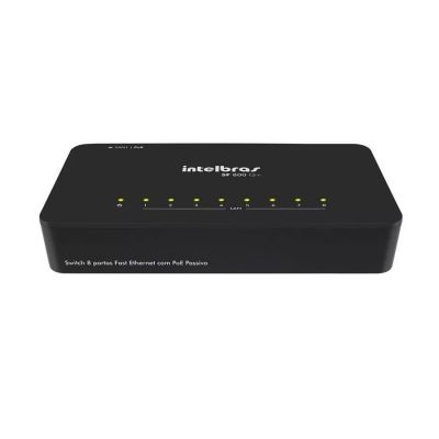 Switch 8 Portas Fast Ethernet Sf 800 Q+ Intelbras Ww