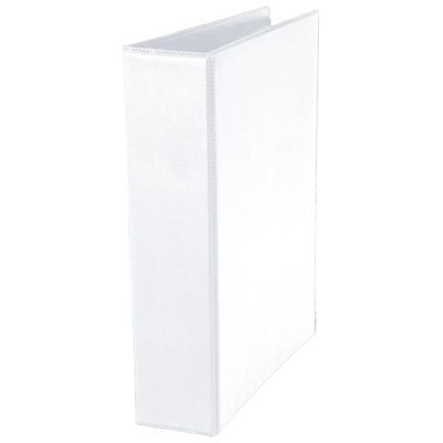 Pasta Fichario 4 Argolas 40mm Branca P/ Personalizar Pvc 7062br A4 Dac