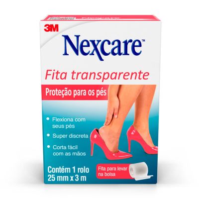 Fita Protetora Para Os Pes 25mm X 3m Nexcare