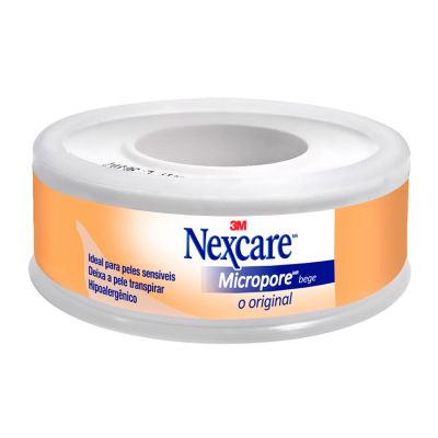 Fita Micropore Bege 12mm X 4,5m Nexcare