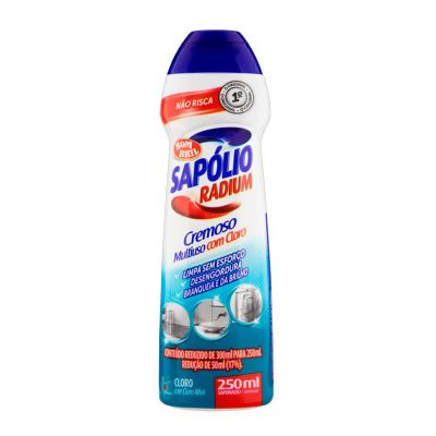 Saponaceo Cremoso 250ml Classico Sapolio Radium Bombril