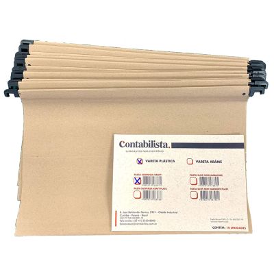 Pasta Suspensa Kraft C/10 Contabilista