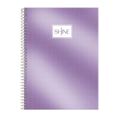 Caderno Universitario Capa Dura 1x1 80fls Shine Foroni