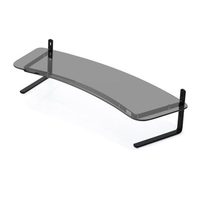 Suporte P/ Monitor Duplo Vidro Fume 203.032/180 Reliza