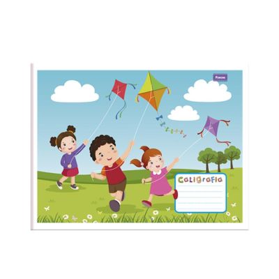 Caderno Caligrafia Brochura Capa Simples 1/4 40fls Foroni
