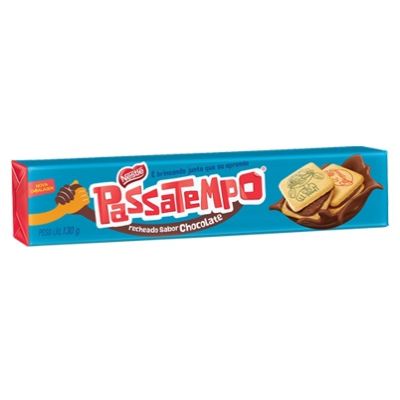 Biscoito Passatempo Recheado Chocolate 130g Nestle