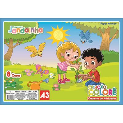 Bloco Criativo A3 297x420mm 120g 32fls Jandainha