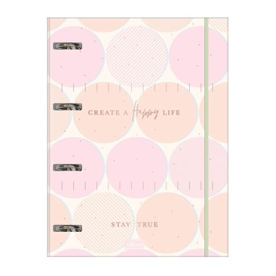 Caderno Argolado Cartonado 80fls C/elastico Soho Tilibra