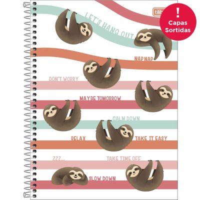 Caderno Universitario Capa Dura 1x1 80fls Nap Nap Tilibra