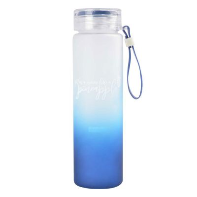 Garrafa Plastica Degrade 500ml Blue Abacaxi Dermiwil