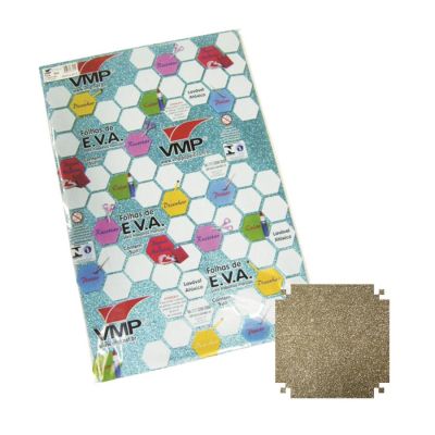 E.v.a 40 X 60 Glitter Prata Pct C/5 Vmp