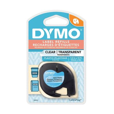 Fita Rotuladora Dymo Letratag Poliester 12mm X 4m 16952