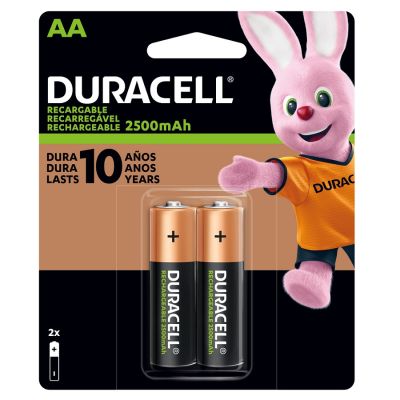 Pilha Recarregavel Aa 2500mah C/2 Un Duracell Ww
