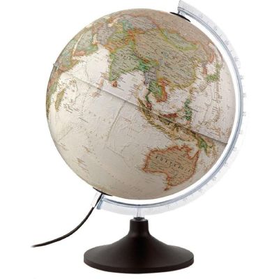 Globo Terrestre Geografico Politico Carbon Executive 30cm Ng Iluminado Tecnodidattica Www