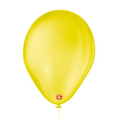 Balao Liso Amarelo Citrino Nº9 C/50un Sao Roque