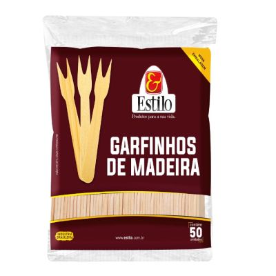 Garfo Madeira Pct C/50un Estilo
