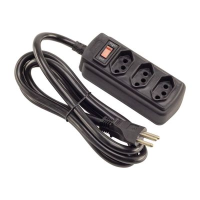 Filtro De Linha C/3 Tomadas Preto 20a Force Line