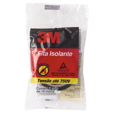 Fita Adesiva Isolante 18mm X 10m 3m