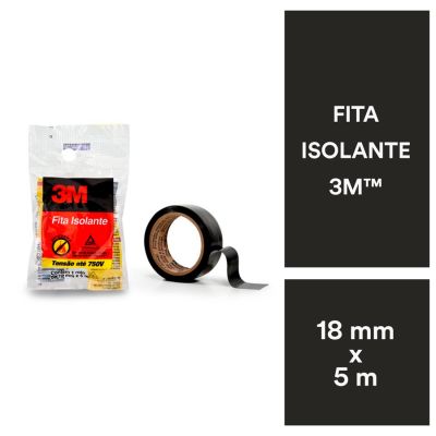 Fita Isolante 18mm X 5m 3m