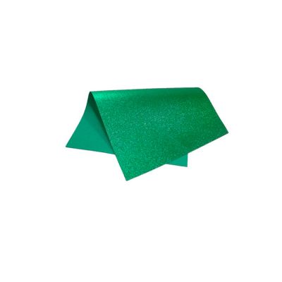 E.v.a 40 X 60 Glitter Verde C/1 Folha Rdj