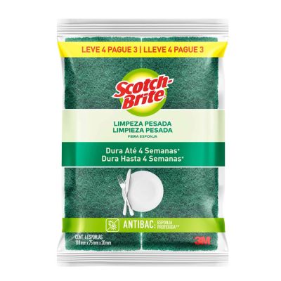 Esponja Multiuso Scotch Brite Leve 4 Pague 3 3m