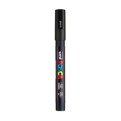Caneta Posca Pc-3m Preto Uniball
