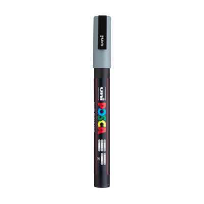 Caneta Posca Pc-3m Cinza Uniball