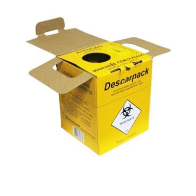 Caixa Coletor Perfurante/cortante Descartavel 7l C/1 Descarpack