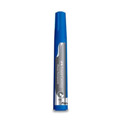 Caneta Pincel Atomico Azul Faber-castell