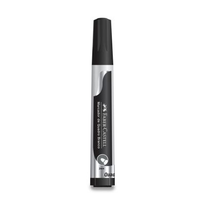 Caneta Quadro Branco Preta Faber-castell
