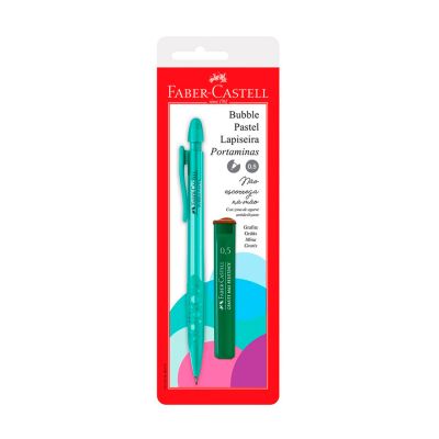 Lapiseira Bubble Pastel Verde-agua 0.5mm + 1 Tubo De Grafite Faber-castell
