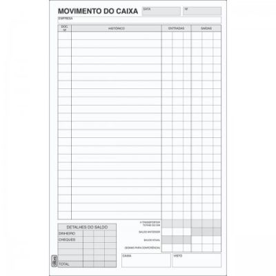 Livro Movimento De Caixa C/flexivel 50x2 100fls Tilibra