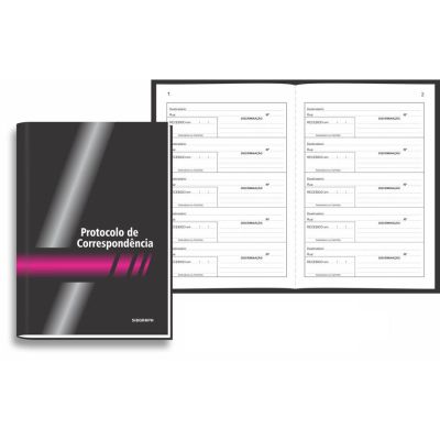 Livro Protocolo Correspondencia 104fls Sidgraph