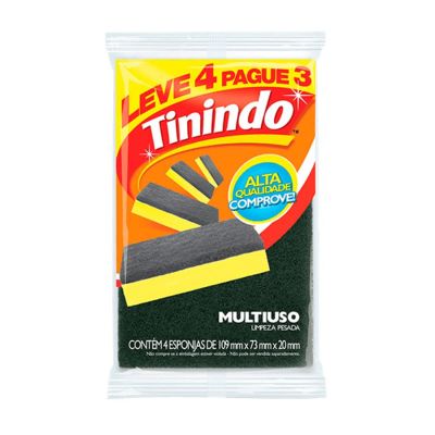 Esponja Multiuso Tinindo Leve4 Pague3