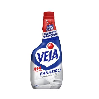 Limpador Banheiro 500ml Veja X14 Tira Limo Refil