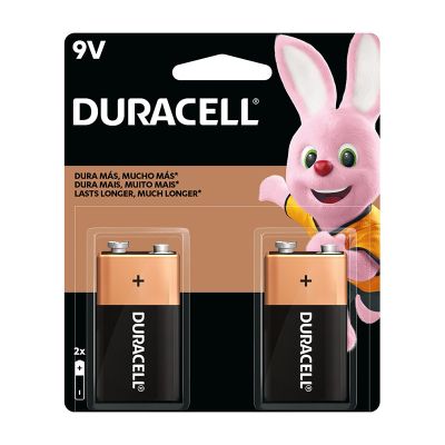 Pilha Bateria Alcalina 9v C/2 Un  Duracell