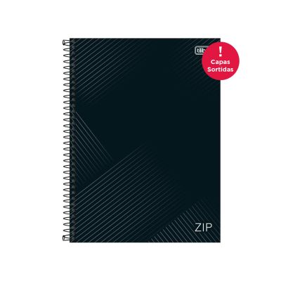 Caderno Universitario Capa Dura 1x1 96fls Zip Tilibra