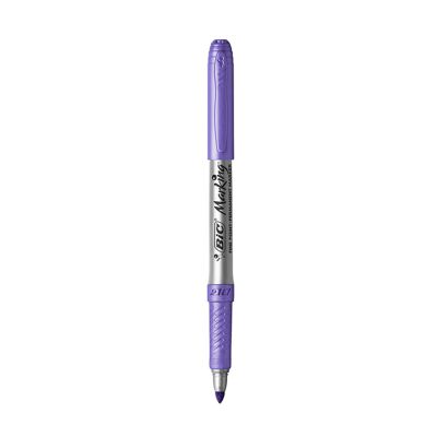 Caneta Marcador Permamente 971028 Violeta Metalico Bic
