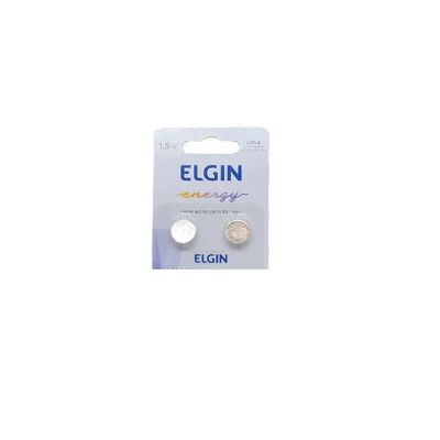 Pilha Alcalina Botao Lr1154/ag10/lr1130 1,5v C/2 Un Elgin