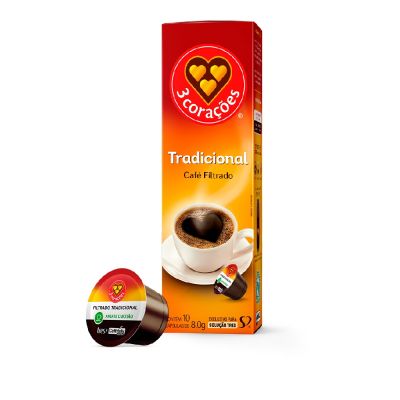 Capsula Cafe Filtrado Tres Classico 75g C/10 Unidades