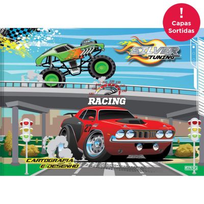 Caderno Cartografia Brochura Capa Dura 48fls Silver Tunning S.d