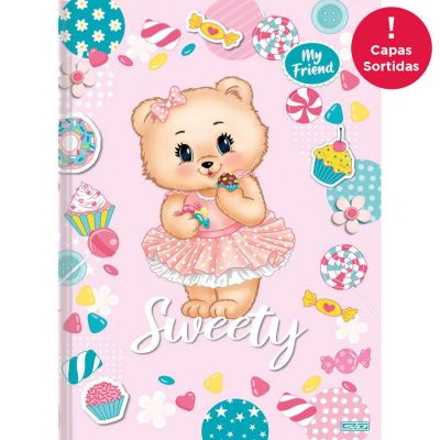 Caderno Linguagem Brochura Capa Dura 1/4 48fls My Friend S.d