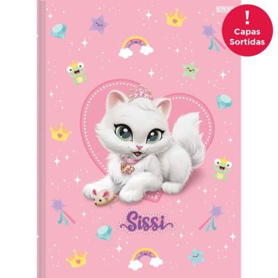Caderno Linguagem Brochura Capa Dura 1/4 48fls Sissi S.d