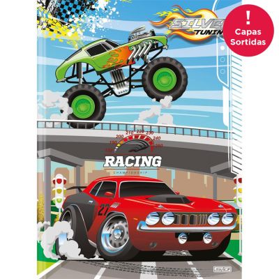 Caderno Linguagem Brochura Capa Dura 1/4 80fls Silver Tunning S.d