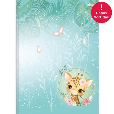 Caderno Linguagem Brochura Capa Dura 1/4 80fls So Cute S.d