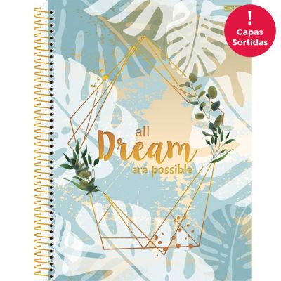 Caderno Universitario Capa Dura 1x1 80fls Mulher S.d