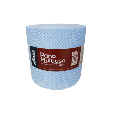 Pano Multiuso Azul Rolo De 28cm X 300m Nobre 33250