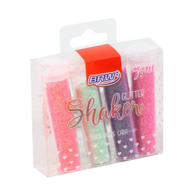 Glitter Shaket Pastel Bls C/4 Cores De 7g Cada Soul Brw Gl0501