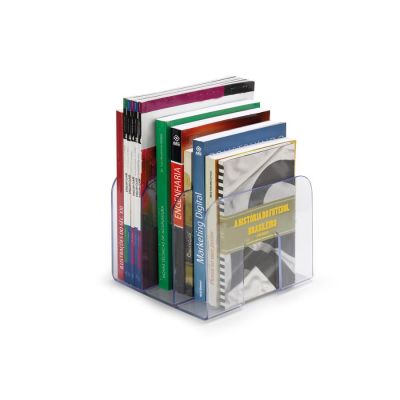 Organizador De Livros Cristal Standard Waleu