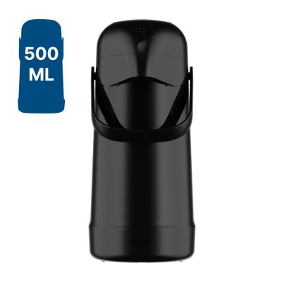 Garrafa Termica 500ml Magic Pump 8702 Lisa Preta Termolar